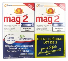 Mag 2 Sommeil Lot de 2 x 30 Comprimés Mag 2 Sommeil Lot de 2 x 30 Comprimés