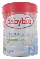 Babybio Caprea 2 au Lait de Chèvre de 6 à 12 Mois Bio 800 g Babybio Caprea 2 au Lait de Chèvre de 6 à 12 Mois Bio 800 g