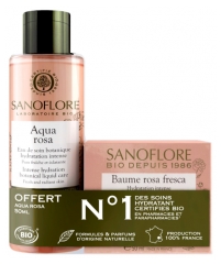 Sanoflore Rosa Fresca Balm Organic 50ml + Aqua Rosa Organic 50ml Free Sanoflore Rosa Fresca Balm Organic 50ml + Aqua Rosa Organic 50ml Free