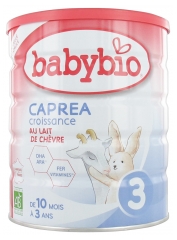 Babybio Caprea Growth 3 with Goat Milk From 10 Months to 3 Years Organic 800g Babybio Caprea Growth 3 with Goat Milk From 10 Months to 3 Years Organic 800g