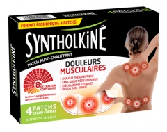 SyntholKiné Lower Back Muscular Pain Heat-Up 4 Patches