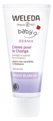 Weleda Bébé Derma Crème Pour Le Change à La Mauve Blanche 50 ml Weleda Bébé Derma Crème Pour Le Change à La Mauve Blanche 50 ml