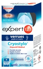 Novodex Expert 1.2.3. Cryostylo Verrues Pieds et Mains 18 Traitements Novodex Expert 1.2.3. Cryostylo Verrues Pieds et Mains 18 Traitements