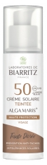 Laboratoires de Biarritz Alga Maris High Protectin Tinted Sunscreen Face SPF50 Organic 50ml Laboratoires de Biarritz Alga Maris High Protectin Tinted Sunscreen Face SPF50 Organic 50ml