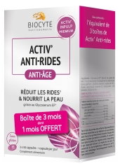 Biocyte Activ' Anti-Rides Lot de 3 x 30 Capsules Biocyte Activ' Anti-Rides Lot de 3 x 30 Capsules