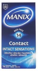 Manix Contact Intact Sensations 14 Préservatifs Manix Contact Intact Sensations 14 Préservatifs