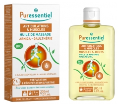 Puressentiel Muscles & Joints Organic Massage Oil 200ml Puressentiel Muscles & Joints Organic Massage Oil 200ml