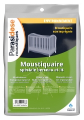 Parasidose Moustiques Moustiquaire Non Imprégnée Spéciale Berceau et Lit Parasidose Moustiques Moustiquaire Non Imprégnée Spéciale Berceau et Lit