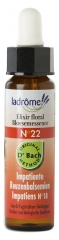 Fleurs De Bach Elixir Floral N°22 : Impatiente Bio 10 ml Fleurs De Bach Elixir Floral N°22 : Impatiente Bio 10 ml