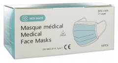 Médi-Santé Masque Médical BFE 98% 50 Masques