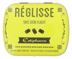 Estipharm Pastilles de Réglisse Sans Sucre Ajouté 14 g