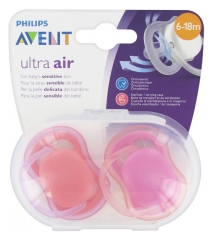Avent Ultra Air 2 Kieferorthopädische Schnuller 6-18 Monate Avent Ultra Air 2 Kieferorthopädische Schnuller 6-18 Monate