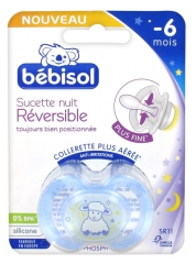 Bébisol Sucette Nuit Réversible Silicone -6 Mois SR11 Bébisol Sucette Nuit Réversible Silicone -6 Mois SR11