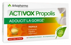Arkopharma Activox Propolis Tablets to Crunch 20 Tablets Arkopharma Activox Propolis Tablets to Crunch 20 Tablets