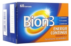 Bion 3 Continuous Energy 60 Tablets Bion 3 Continuous Energy 60 Tablets