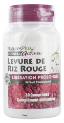 Natures Plus Herbal Actives Red Yeast Rice Extended Release 30 Tablets Natures Plus Herbal Actives Red Yeast Rice Extended Release 30 Tablets