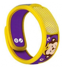 Parakito Kids Antimücken-Armband + 2 Füllpatronen - Farbe : Affe-Gelb Parakito Kids Antimücken-Armband + 2 Füllpatronen - Farbe : Affe-Gelb