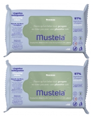 Mustela Avocado Cleansing Wipes 2 x 70 Wipes Mustela Avocado Cleansing Wipes 2 x 70 Wipes