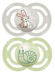 MAM 2 Sucettes Perfect Silicone 18 Mois et + MAM 2 Sucettes Perfect Silicone 18 Mois et +