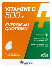 Vitavea Vitamine C 500 mg 24 Comprimés à Croquer Vitavea Vitamine C 500 mg 24 Comprimés à Croquer