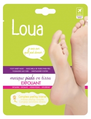 Loua Masque Pieds en Tissu Exfoliant 1 Paire 40 ml Loua Masque Pieds en Tissu Exfoliant 1 Paire 40 ml