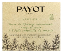 Payot Herbier Barre de Massage Nourrissante Visage et Corps à l'Huile Essentielle de Romarin Bio 50 g Payot Herbier Barre de Massage Nourrissante Visage et Corps à l'Huile Essentielle de Romarin Bio 50 g