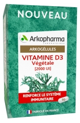 Arkopharma Arkogélules Vegetable Vitamin D3 90 Capsules Arkopharma Arkogélules Vegetable Vitamin D3 90 Capsules