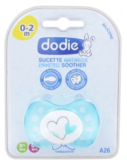 Dodie Chupete Anatómico de Silicona 0-2 Meses N°A26 Dodie Chupete Anatómico de Silicona 0-2 Meses N°A26