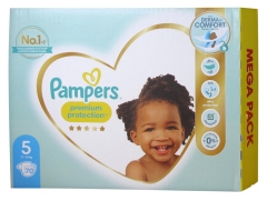 Pampers Premium Protection Maxi Pack 70 Couches Taille 5 (11-16 kg) Pampers Premium Protection Maxi Pack 70 Couches Taille 5 (11-16 kg)