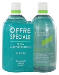 Noreva Exfoliac Agua Micelar Purificante Lote de 2 x 500 ml Noreva Exfoliac Agua Micelar Purificante Lote de 2 x 500 ml