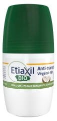 Etiaxil Déodorant Anti-Transpirant Végétal 48h Roll-On Bio 50 ml
