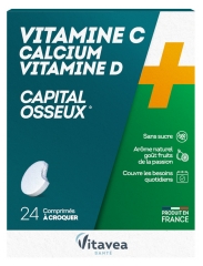 Vitavea Vitamine C Calcium Vitamine D 24 Comprimés à Croquer Vitavea Vitamine C Calcium Vitamine D 24 Comprimés à Croquer