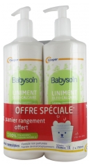 Cooper Babysoin Linimento Oléo-Calcaire Lote de 2 x 750 ml + 1 Cesta de Almacenamiento Gratis Cooper Babysoin Linimento Oléo-Calcaire Lote de 2 x 750 ml + 1 Cesta de Almacenamiento Gratis