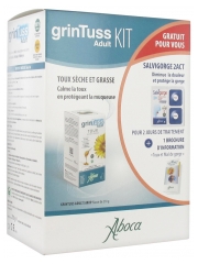 Aboca GrinTuss Sirop Adultes 210 g + Salvigorge 2Act 8 Comprimés Offert Aboca GrinTuss Sirop Adultes 210 g + Salvigorge 2Act 8 Comprimés Offert