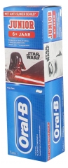 Oral-B Junior Dentifrice Fluoré Sans Sucre 6 Ans et + 75 ml Oral-B Junior Dentifrice Fluoré Sans Sucre 6 Ans et + 75 ml