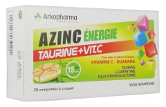 Arkopharma Azinc Energie Taurine + Vitamine C 30 Comprimés