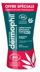 Dermophil Indien Crème Mains Réparation Forte Bio Lot de 2 x 75 ml
