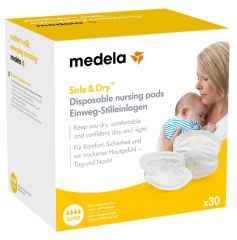 Medela Safe & Dry Super 30 Pads per L'allattamento Monouso