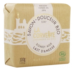 La Corvette Savon Douceur Bio Lait d'Ânesse 100 g