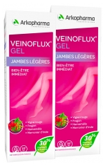 Arkopharma Veinoflux Gel per Gambe Leggere a Benessere Immediato Set di 2 x 150 ml