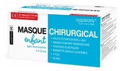 Orgakiddy Masque Chirurgical pour Enfant Haute Filtration EFB 98% 50 Masques