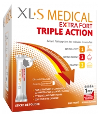 XLS Medical Extra Fort Triple Action 60 Sticks XLS Medical Extra Fort Triple Action 60 Sticks