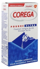 Polident Corega Ultra Adesivo per Dentiere in Polvere 40 g