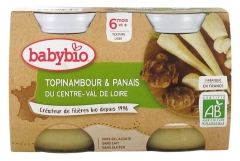 Babybio Jerusalem Artichoke & Parsnip 6 Months and + Organic 2 Pots 130g Babybio Jerusalem Artichoke & Parsnip 6 Months and + Organic 2 Pots 130g