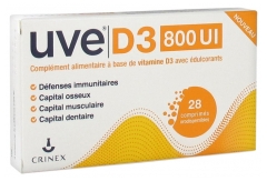 Crinex Uve D3 28 Orodispersible Tablets Crinex Uve D3 28 Orodispersible Tablets