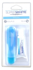 Superwhite Original Travel Pack Supple Toothbrush + Toothpaste 15ml Superwhite Original Travel Pack Supple Toothbrush + Toothpaste 15ml