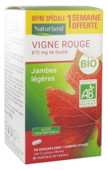 Naturland Vigne Rouge Bio 150 Végécaps dont 21 Végécaps Offertes