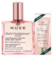 Nuxe Huile Prodigieuse Florale 100ml + Crème Prodigieuse Boos Multi-Correction Gel Cream 15ml Free Nuxe Huile Prodigieuse Florale 100ml + Crème Prodigieuse Boos Multi-Correction Gel Cream 15ml Free
