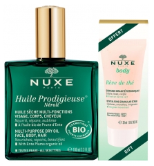 Nuxe Prodigieux Huile Prodigieuse Néroli Organic 100ml + Body Rêve de Thé Revitalising Granular Scrub 30ml Free Nuxe Prodigieux Huile Prodigieuse Néroli Organic 100ml + Body Rêve de Thé Revitalising Granular Scrub 30ml Free