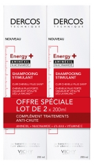 Vichy Dercos Energising Shampoo 2 x 200ml Vichy Dercos Energising Shampoo 2 x 200ml